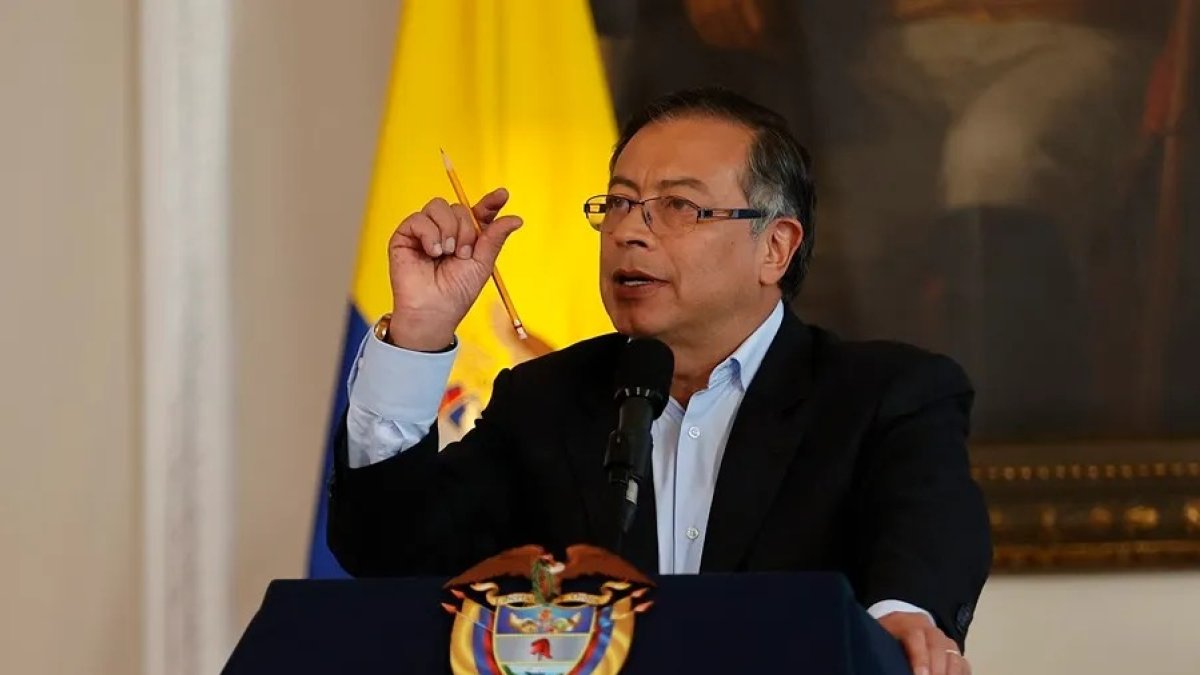El presidente de Colombia Gustavo Petro, en una fotografía de archivo.