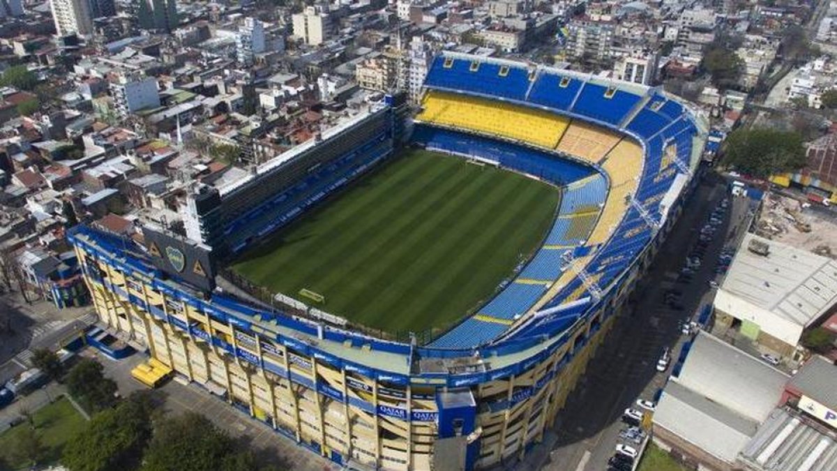 Estadio La Bombonera, casa de Boca Juniors, de Argentina.