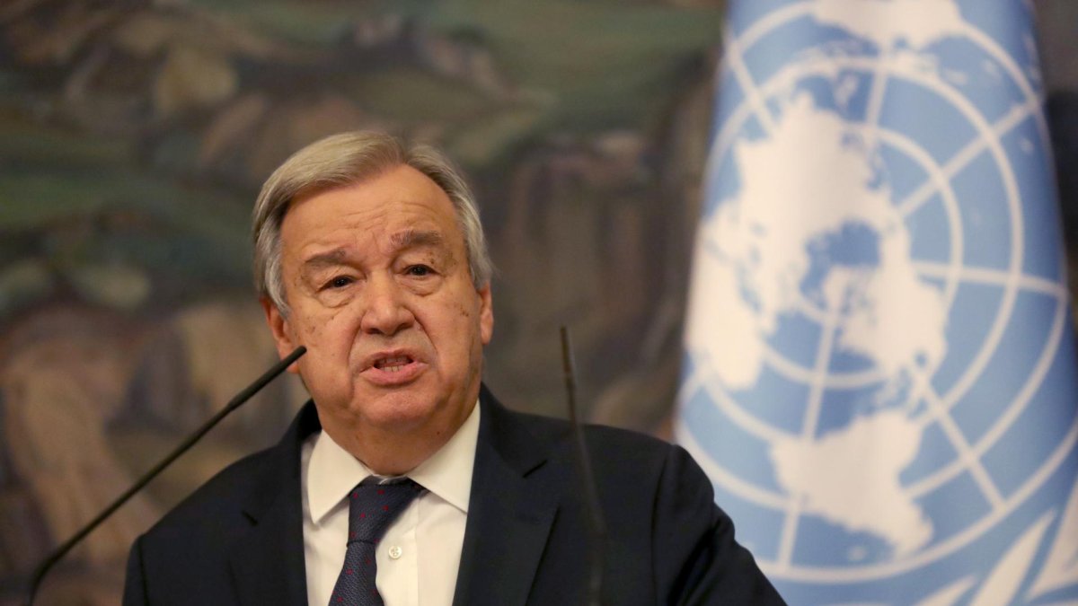 Ejecutivo.- El secretario general de las Naciones Unidas, António Guterres.