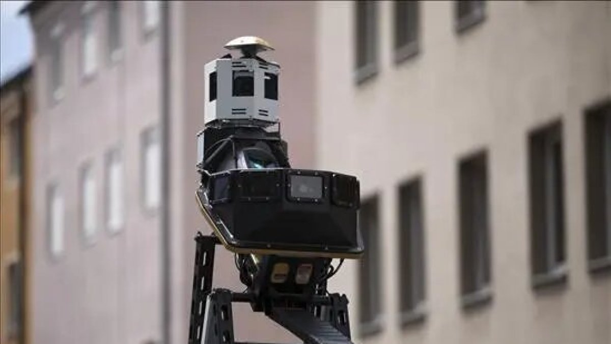 Tecnología.- Una cámara del buscador Bing de Microsoft, en Alemania.