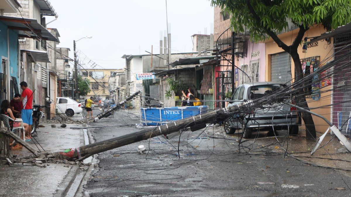 El suceso se registró en el norte de Guayaquil.
