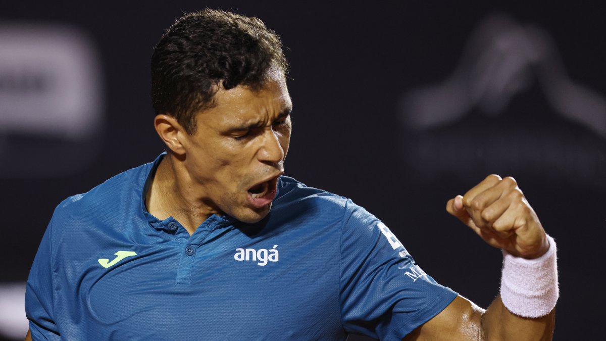 El brasileño mostró sus credenciales para el título del torneo.