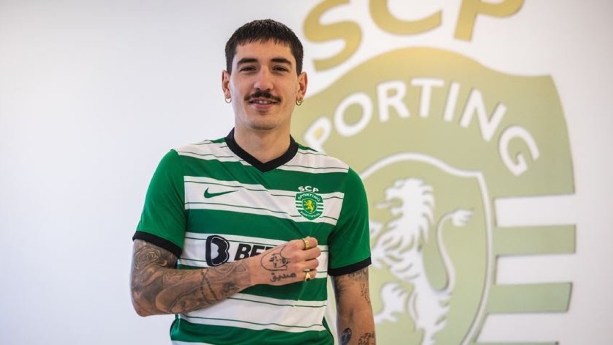 Hector Bellerín, fue presentado como nuevo jugador del Sporting de Lisboa el 3 de febrero de 2023.