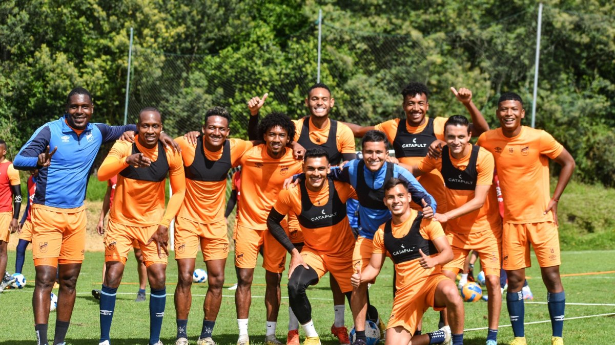Los jugadores del Trencito están listos para el duelo por Copa Libertadores ante Millonarios de Colombia.