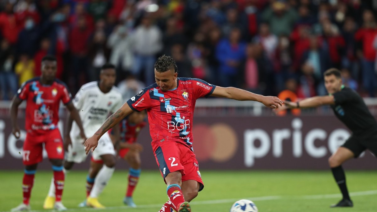 Jerry Parrales en el partido del 22 de febrero.