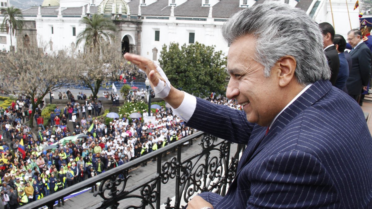 Lenín Moreno en una foto de archivo.