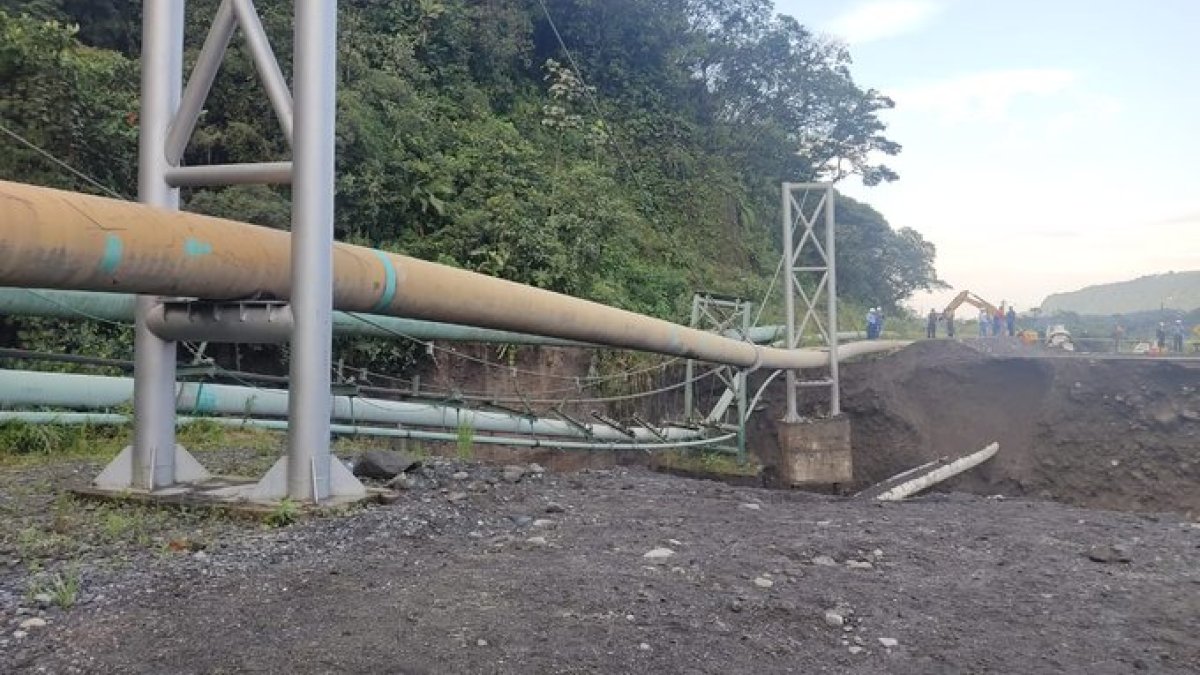 Petroecuador informó que continuó con los trabajos este 23 de febrero de 2023.