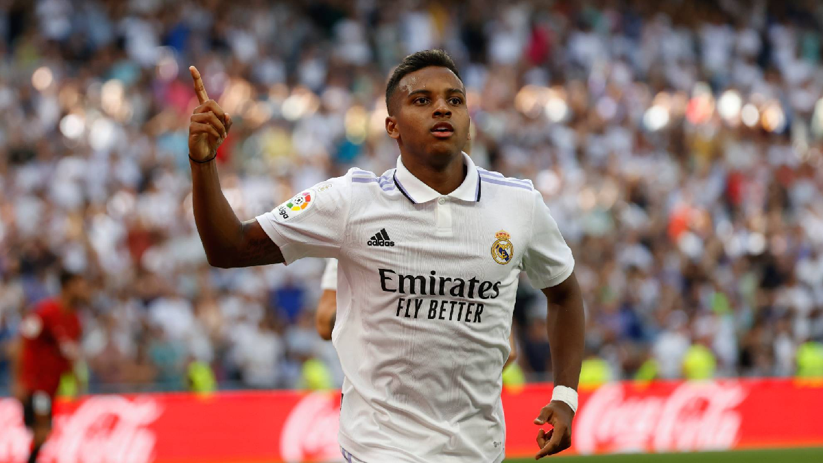 Rodrygo Goes, delantero brasileño, es una de las principales armas del Real Madrid en ataque.