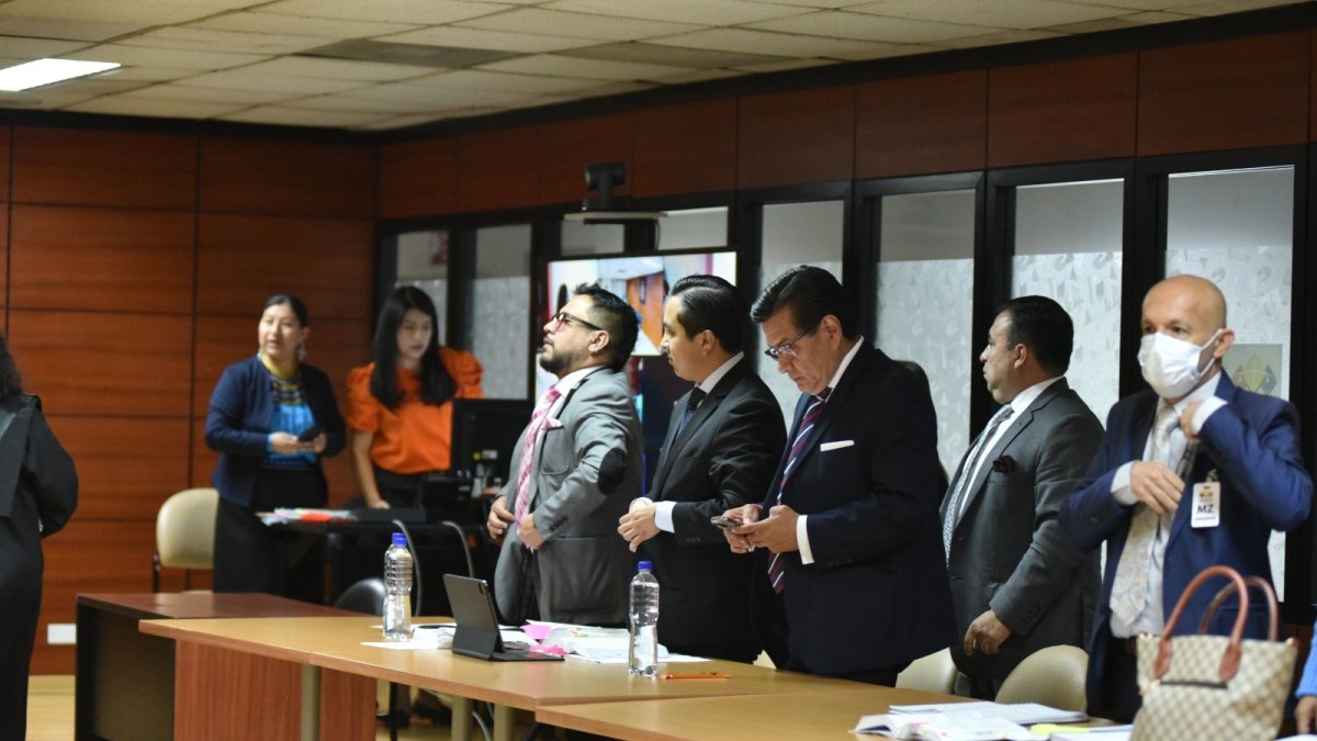 Diligencia. En la lectura de la sentencia de primera instancia estuvieron los defensores de las condenadas.