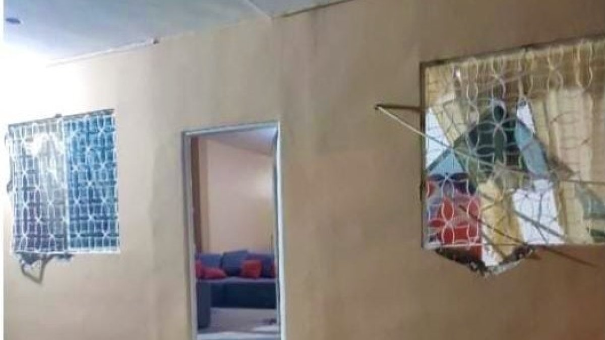 La imagen muestra parte de los daños provocados por la explosión.