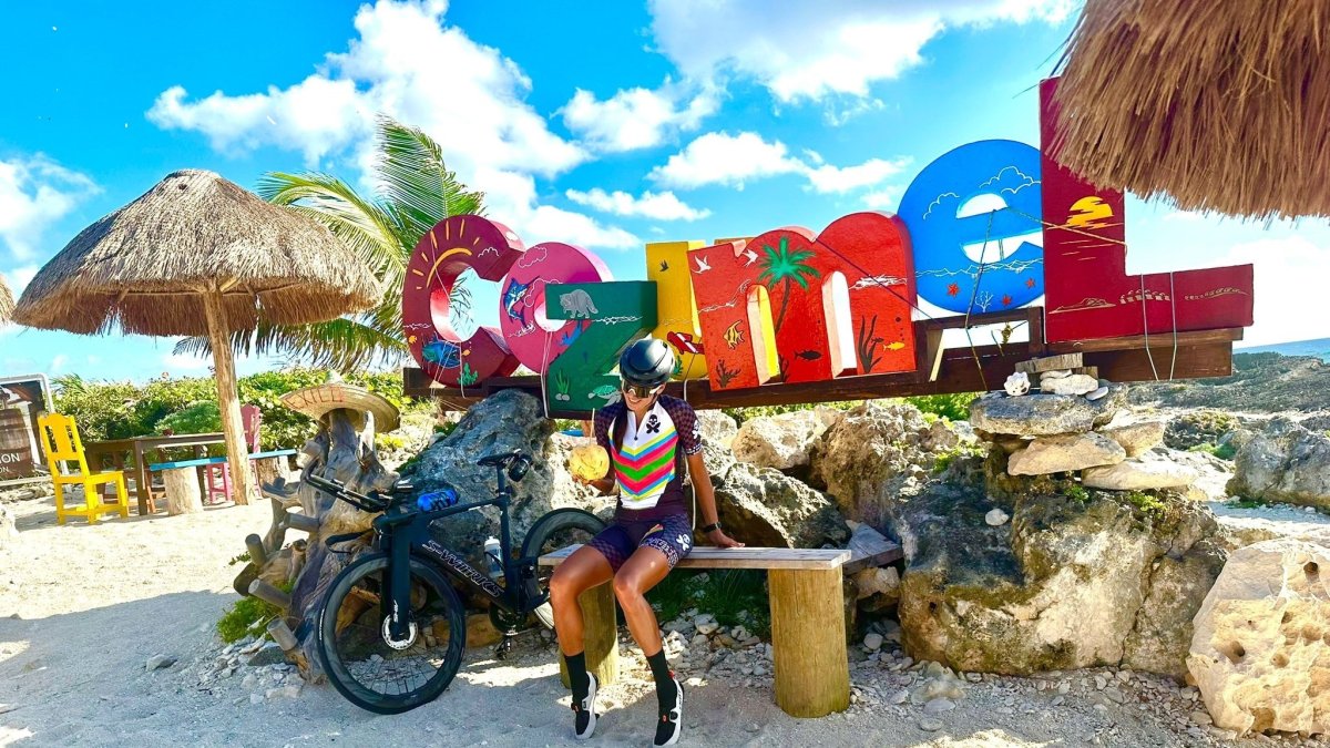 María Teresa en Cozumel.