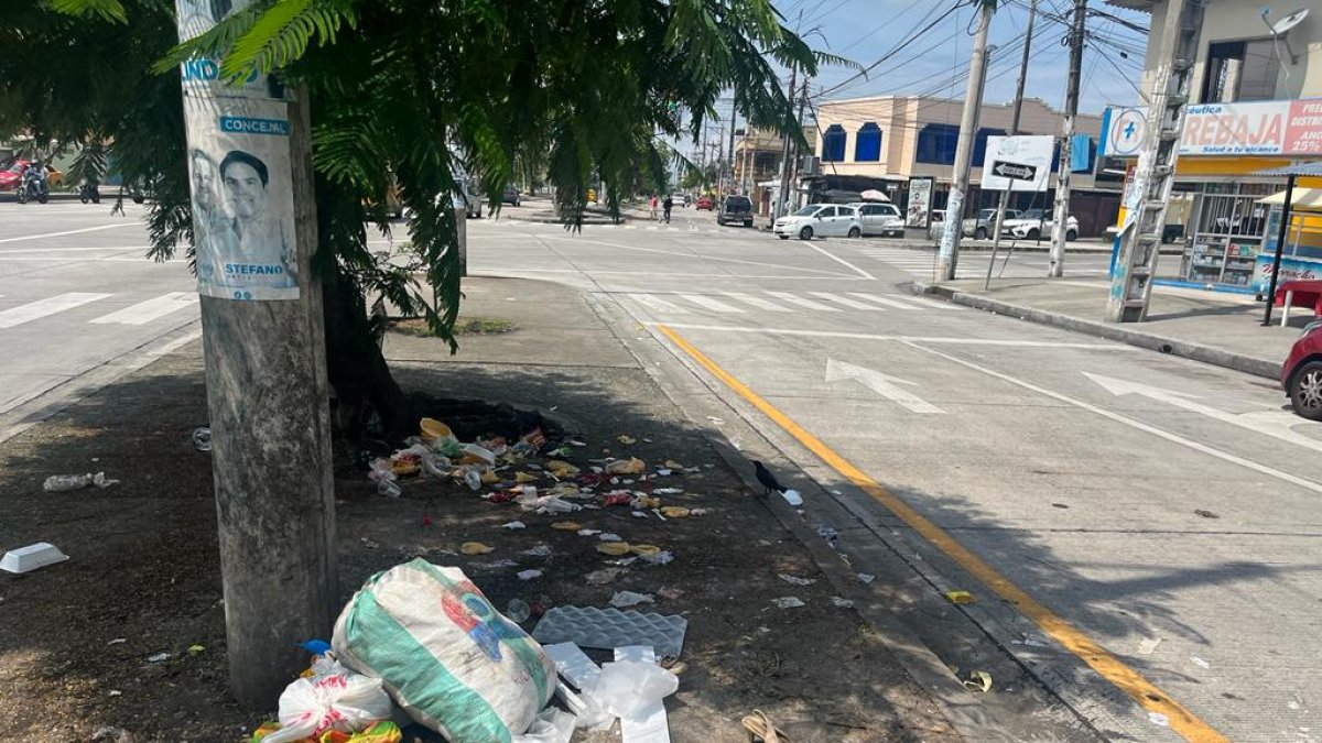 La basura es desechada en Sauces 5, en la avenida Antonio Parra Velasco