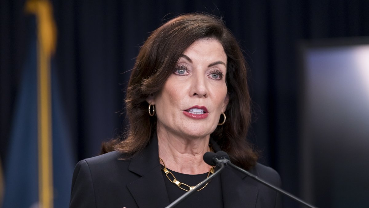 La gobernadora de Nueva York, Kathy Hochul, en una fotografía de archivo.