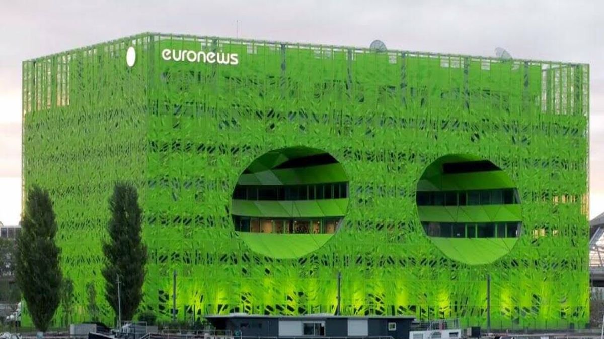 Sede de Euronews en Lyon, Francia.