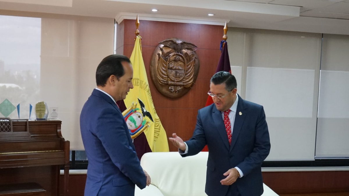 Quito. La reunión se desarrolla en la Corte Nacional de Justicia.