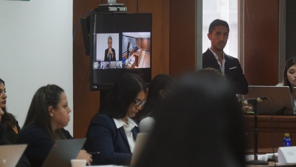 Diligencia. El viernes 3 fue la formulación de cargos para 37 personas por el caso Sinohydro.