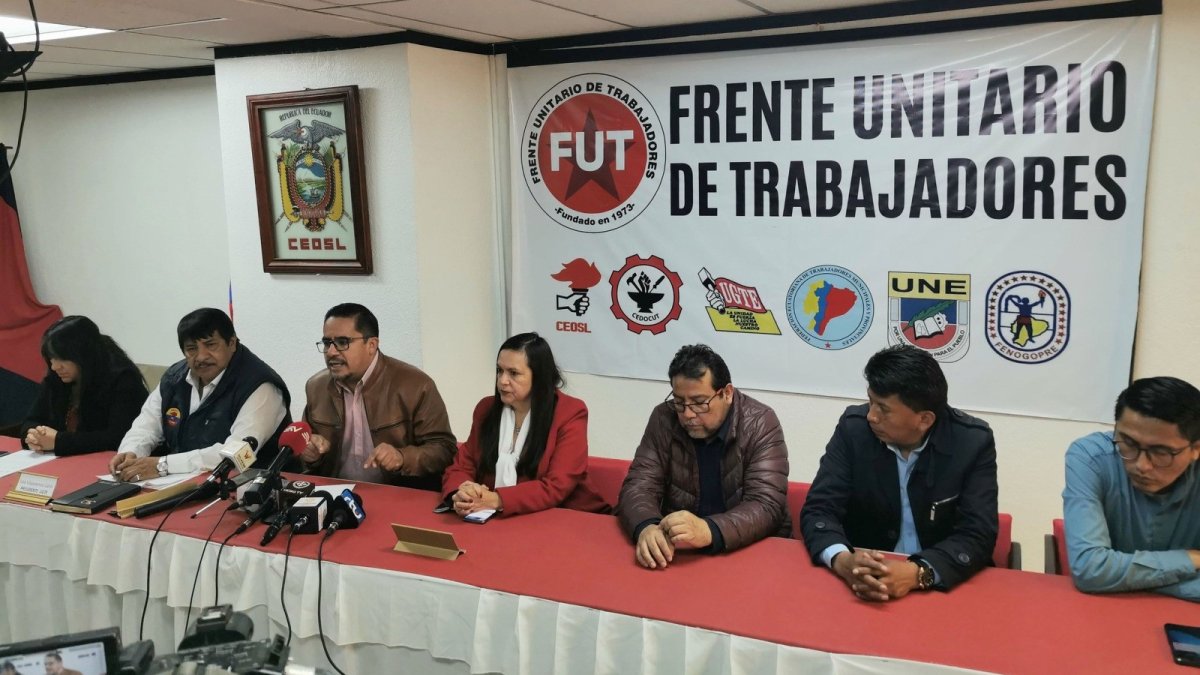 Declaraciones. El Frente Unitario de Trabajadores (FUT) anunció que se sumarán a las movilizaciones previstas.
