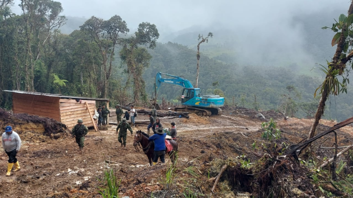 Acción. En el operativo se colocó sellos de prohibición en maquinaria.