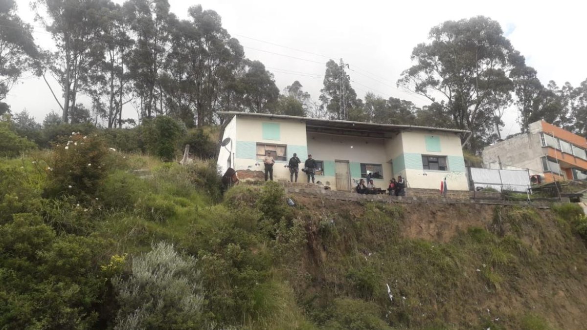 El crimen de Bolaños Vallejo se produjo en este inmueble, en la Cima de la Libertad, sur de Quito