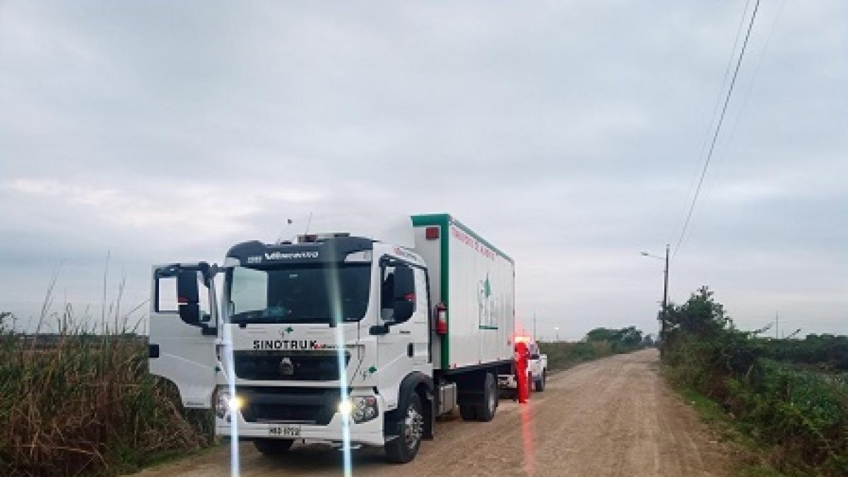 El medio de transporte fue encontrado en un camino de tercer orden. Fue abandonado con los ejemplares del día. Foto referencial.