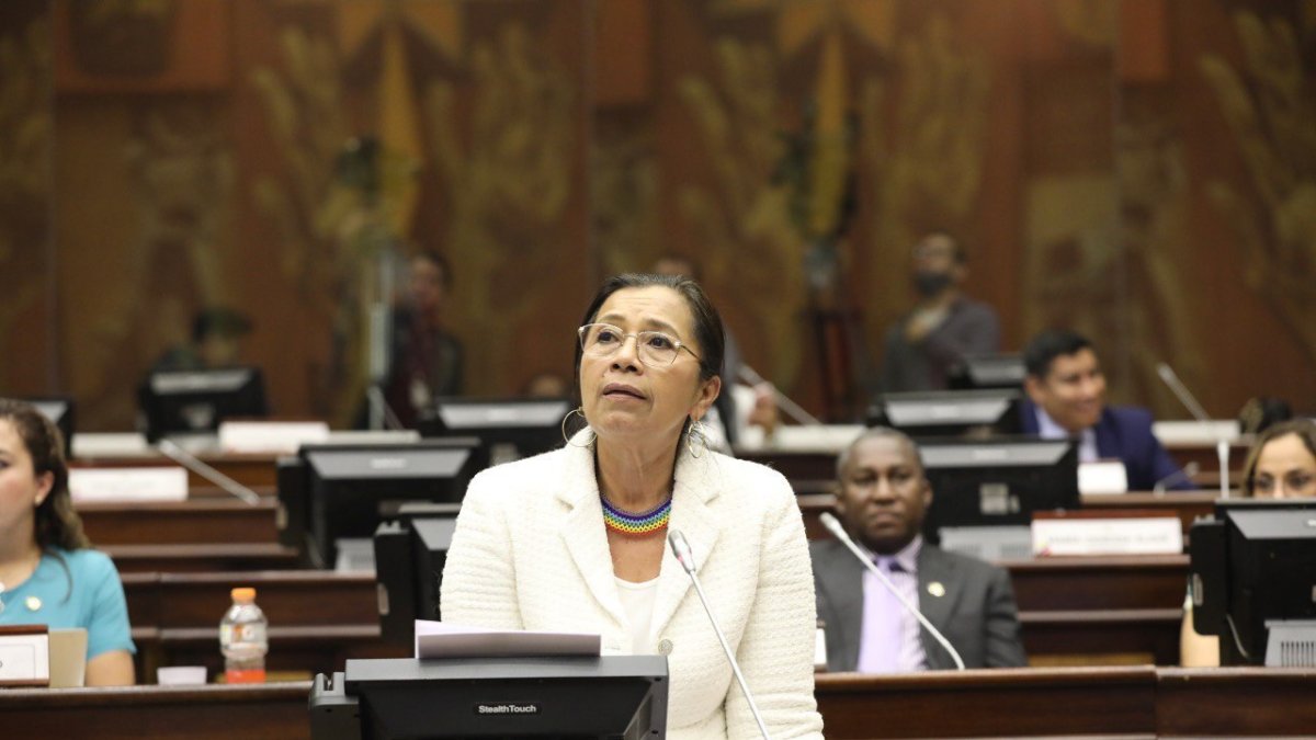 Situación. Guadalupe Llori fue removida como presidenta de la Asamblea en mayo de 2022.