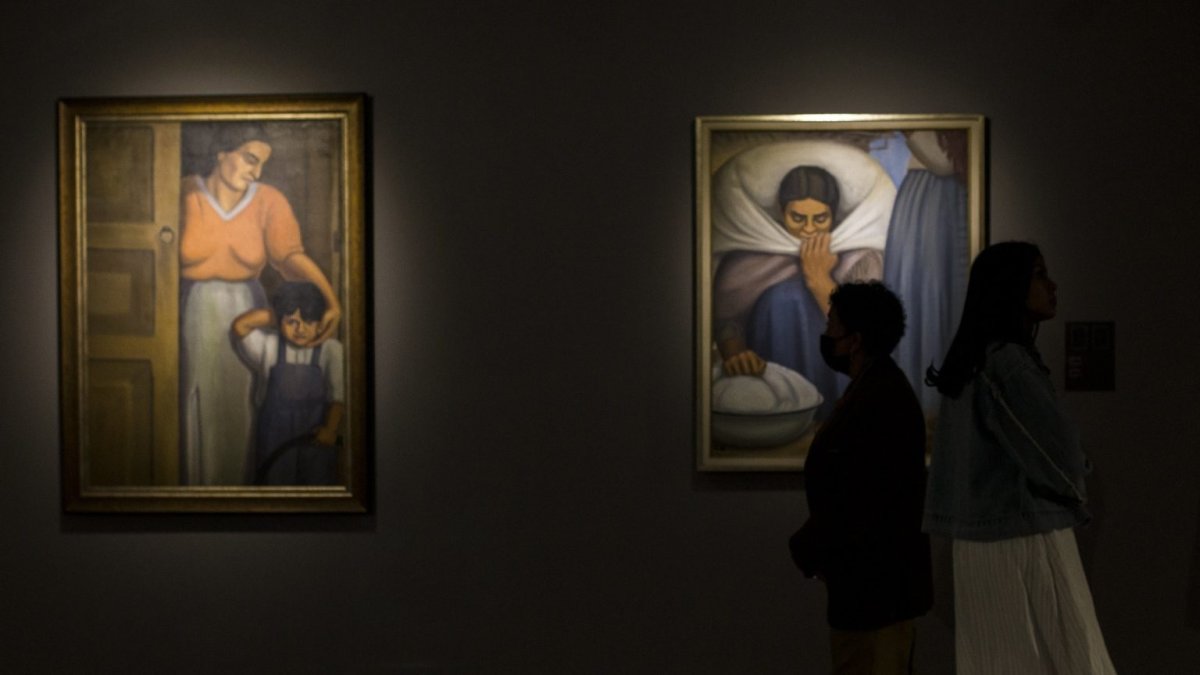 Quito. Una de las obras que se exhibe en el Museo Nacional del Ecuador, que se inauguró el pasado 17 de diciembre de 2022 y que cuenta con una serie de cuadros, esculturas, documentos y fotografías.