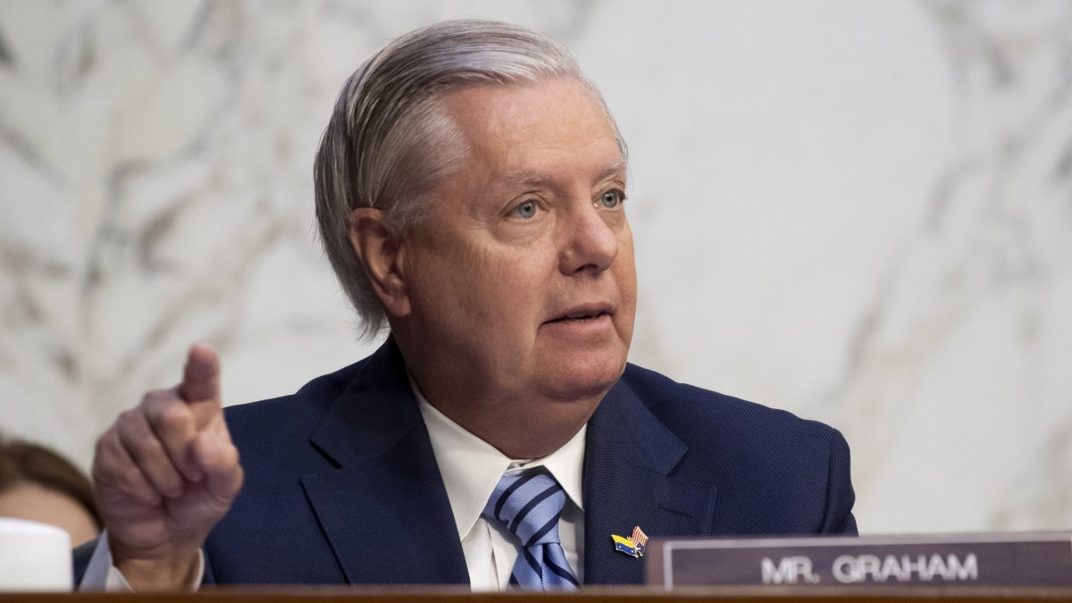 El senador republicano Lindsey Graham, en una fotografía de archivo.