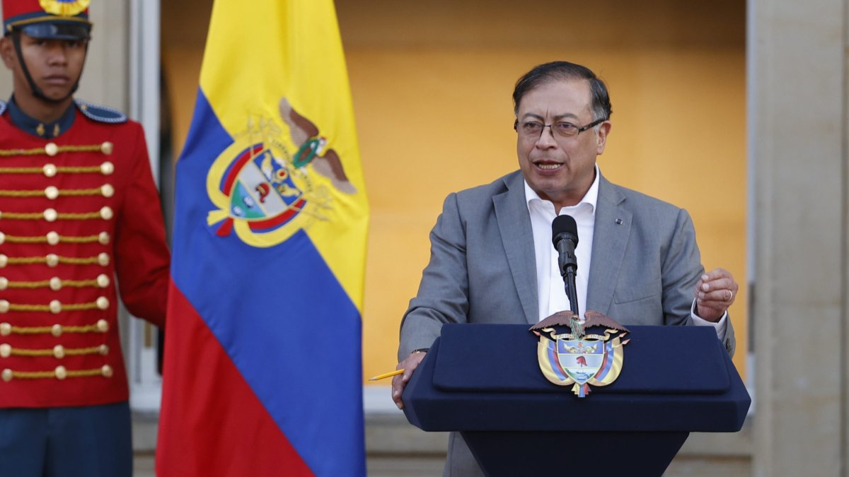El presidente de Colombia, Gustavo Petro, en una fotografía de archivo.