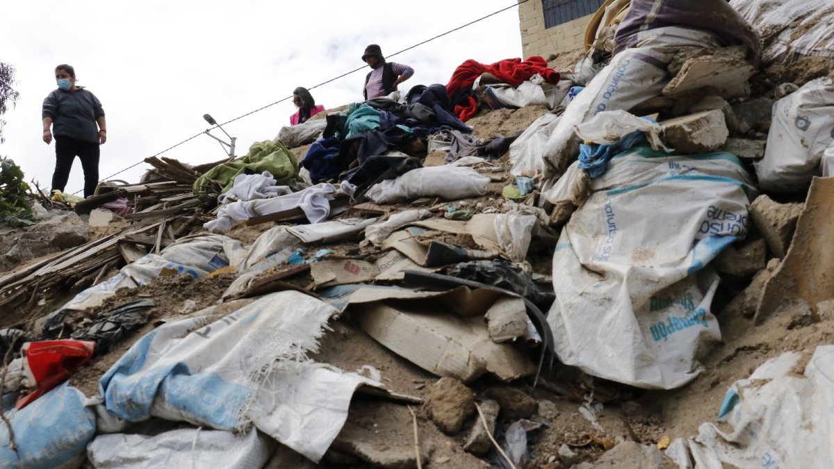 La acumulación de escombros es uno de los problemas.