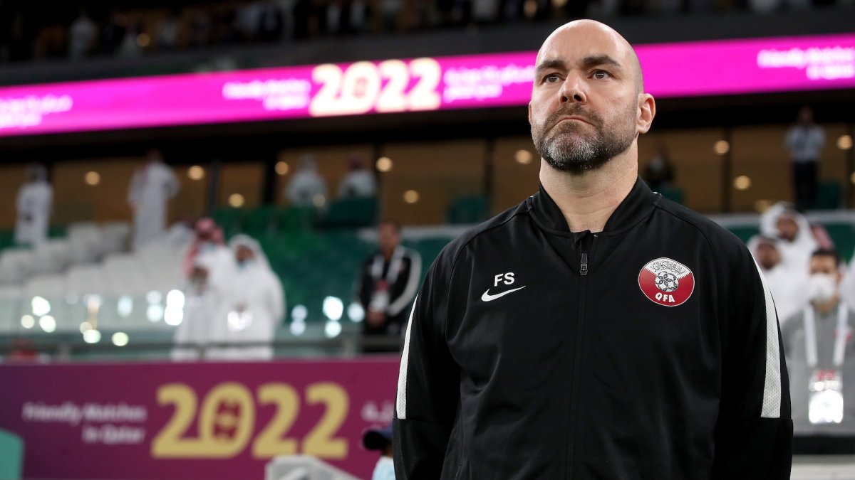 El mundial de 2022 fue el último torneo de Félix Sánchez como DT de Qatar.