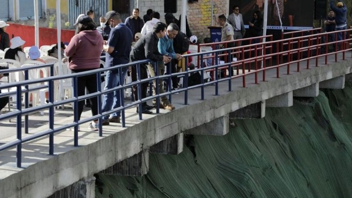 Obras. Se trabajó en mitigar la erosión de los taludes de las quebradas.