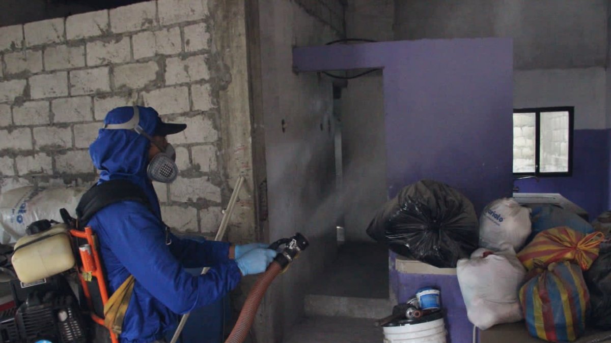 El Ministerio de Salud desarrolló actividades de control vectorial del dengue en el cantón Durán, donde hay el mayor número de casos en lo que va de 2023.