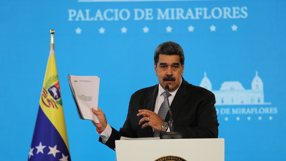 El presidente de Venezuela, Nicolás Maduro.