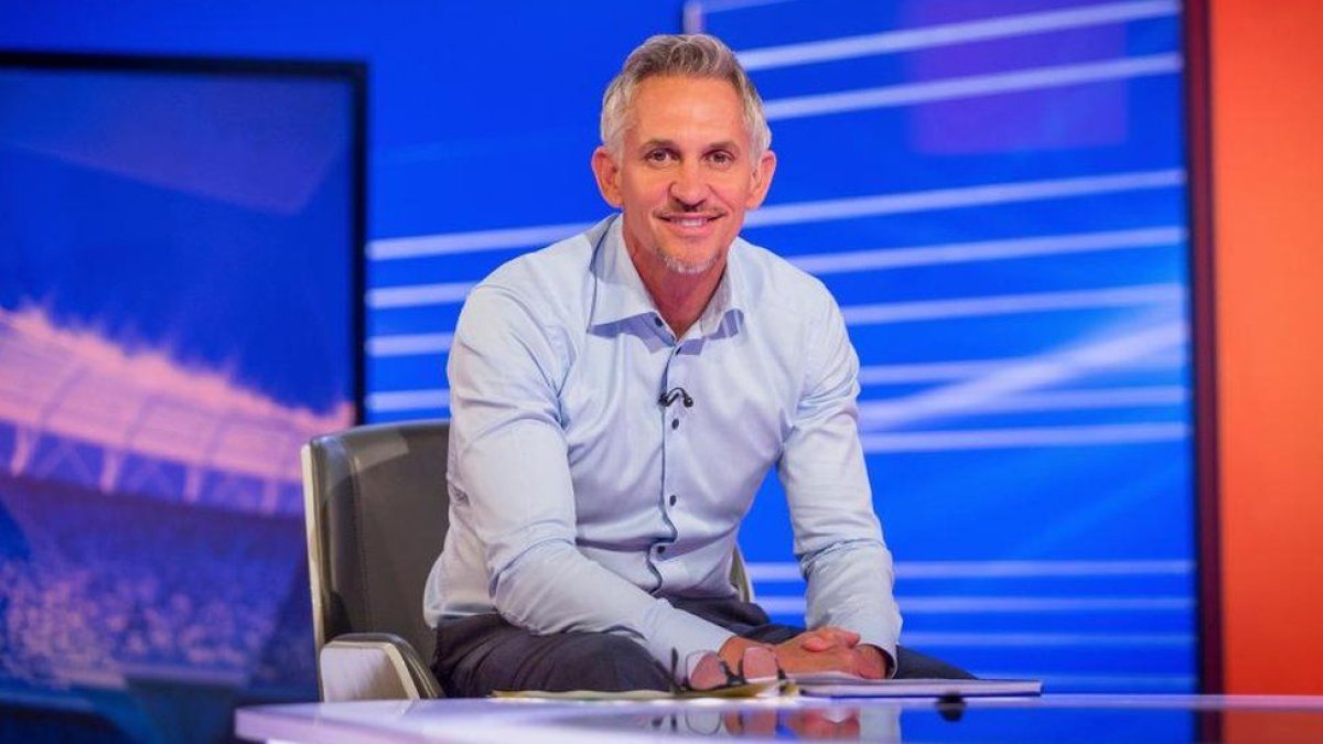 Gary Lineker trabaja en el programa 'Man of The Match' desde 1999.