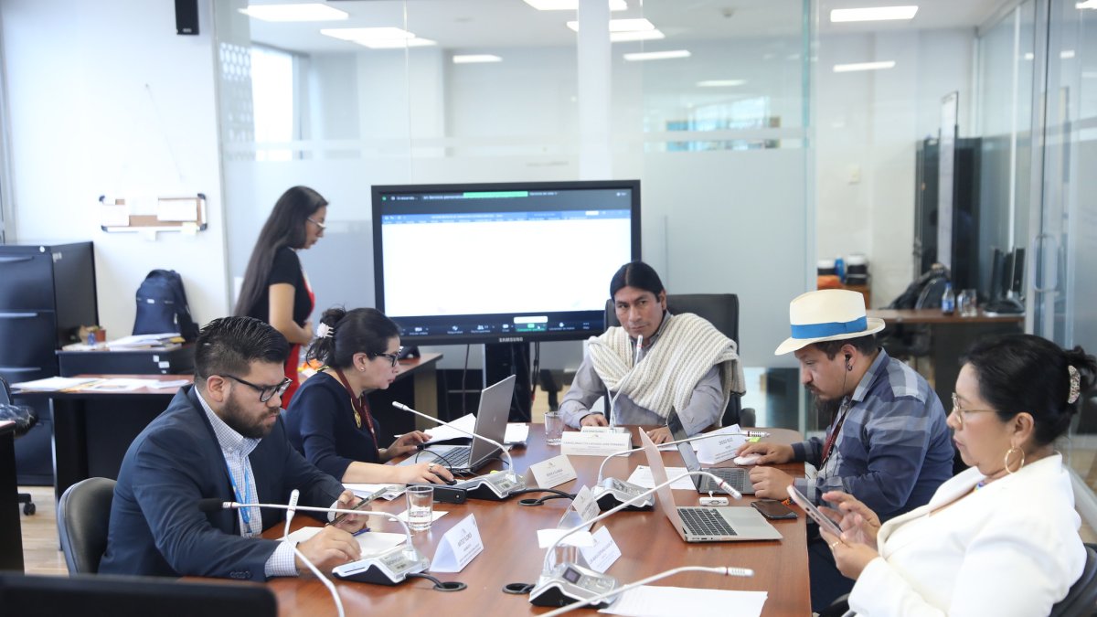 La mesa de Garantías Constitucionales, que indaga el asesinato de Mendúa, la preside Fernando Cabascango.