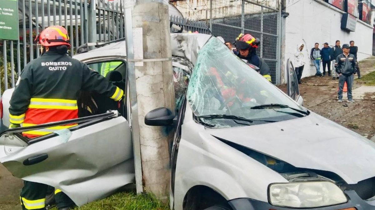 El percance vial ocurrió en El Condado, norte de la capital.