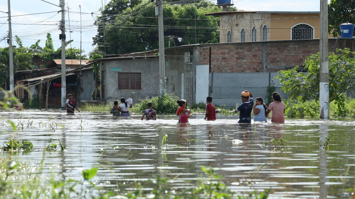 Toma del 12 de marzo en Milagro.