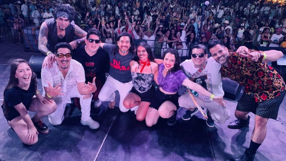 La Voz Valiente en concierto.