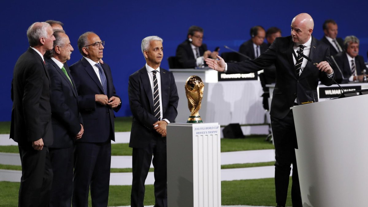 Autoridades de la FIFA en una foto de archivo.