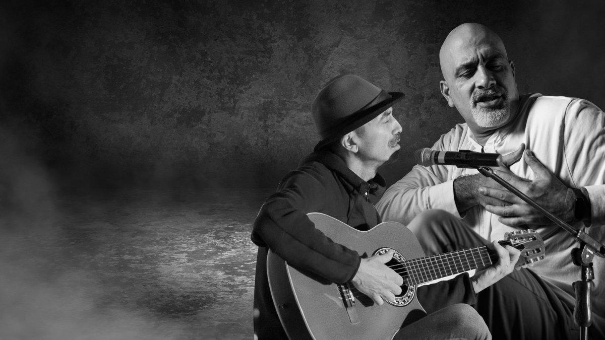 Guillermo Mosquera y Omar Naranjo en un dúo a guitarra y voz