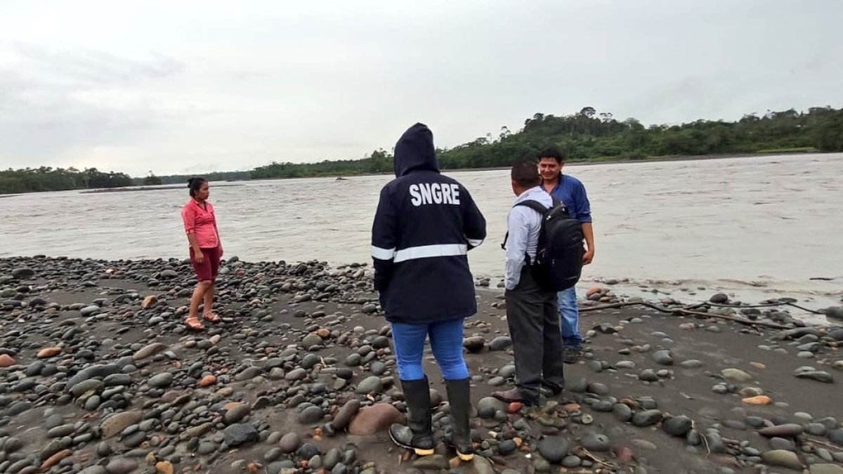 La junta parroquial San José de Guayusa es una de las comunicades amenazadas por el proceso de erosión hídrica el río Coca y se aumenta el riesgo por la lluvias constantes.