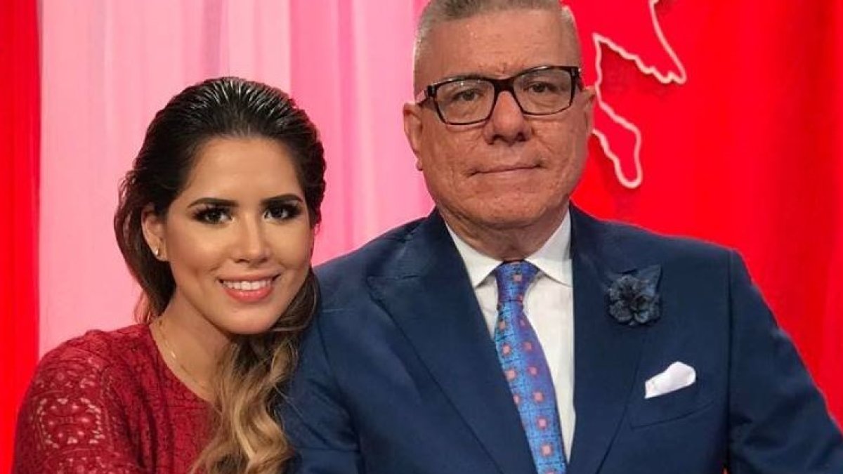 Vito Muñoz con su esposa, Rosibel.