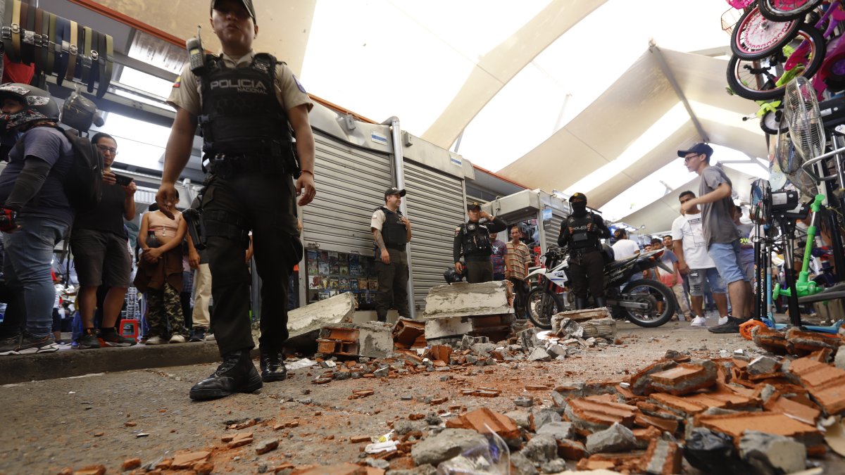 Escenario. Así quedo uno de los pasajes de la Bahía, cerca de la zona conocida como 'La Cadena'.