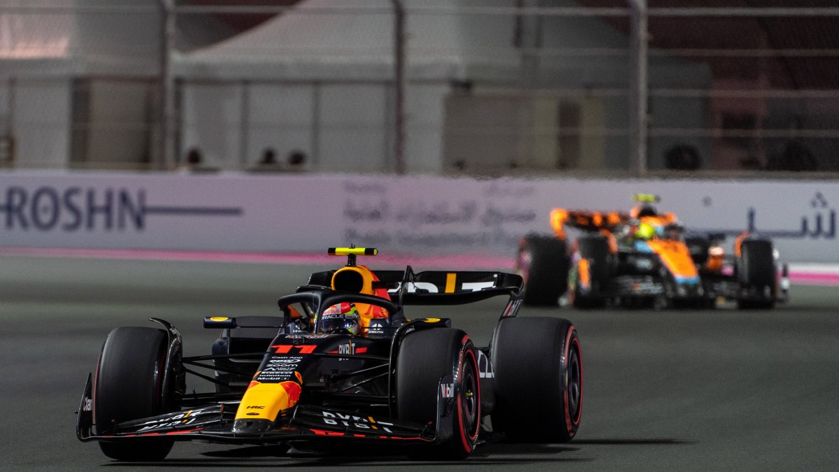 Pérez fue superior en gran parte de la prueba de clasificación.