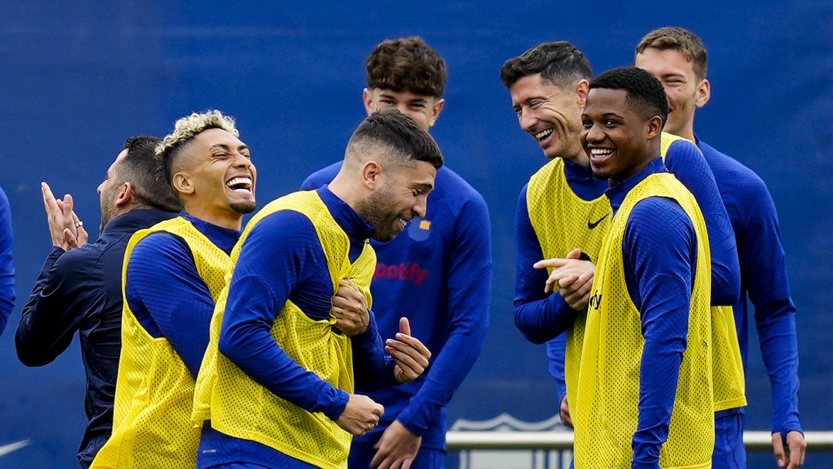 Lejos del escándalo Negreira, los jugadores del Barça van enfocados.