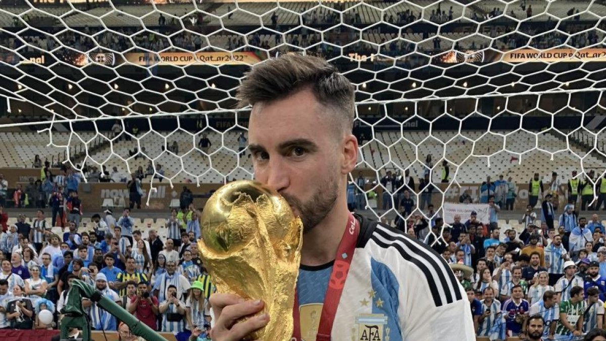 Nicolás Tagliafico integró la selección argentina campeona del mundo.
