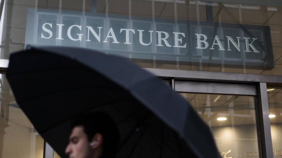 Entidad.- Una de las oficinas del Signature Bank, en Estados Unidos.