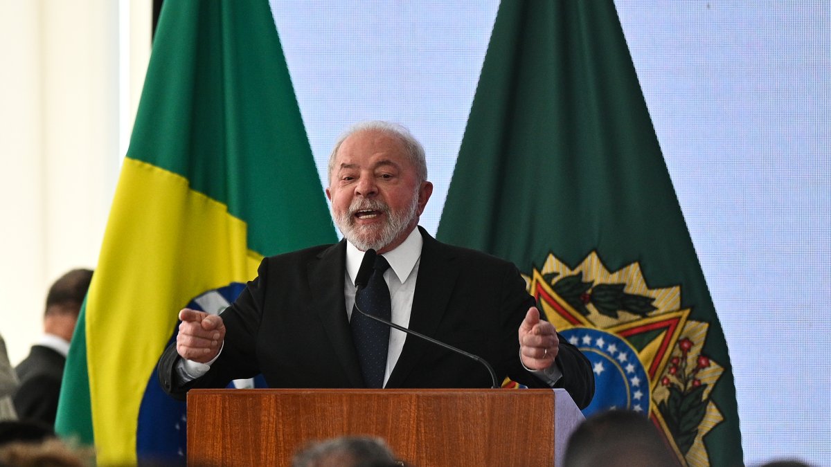 Fotografía de archivo del Presidente de Brasil, Luiz Inácio Lula da Silva.