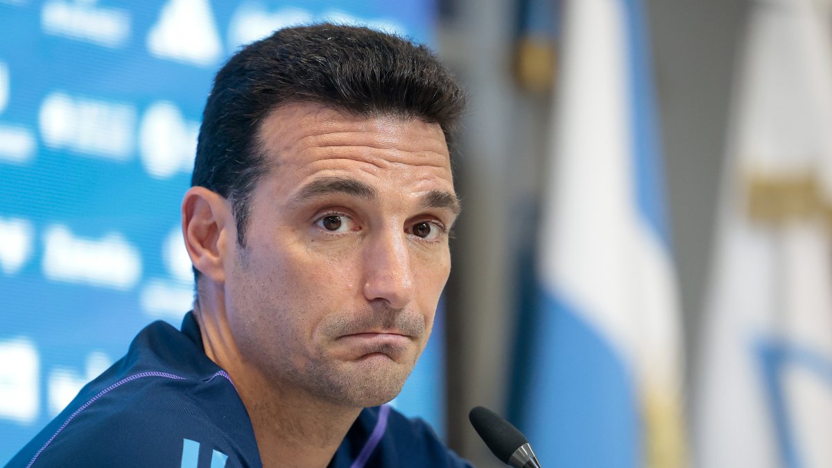 La selección argentina, se entrena en casa por primera vez desde el título en Qatar 2022.