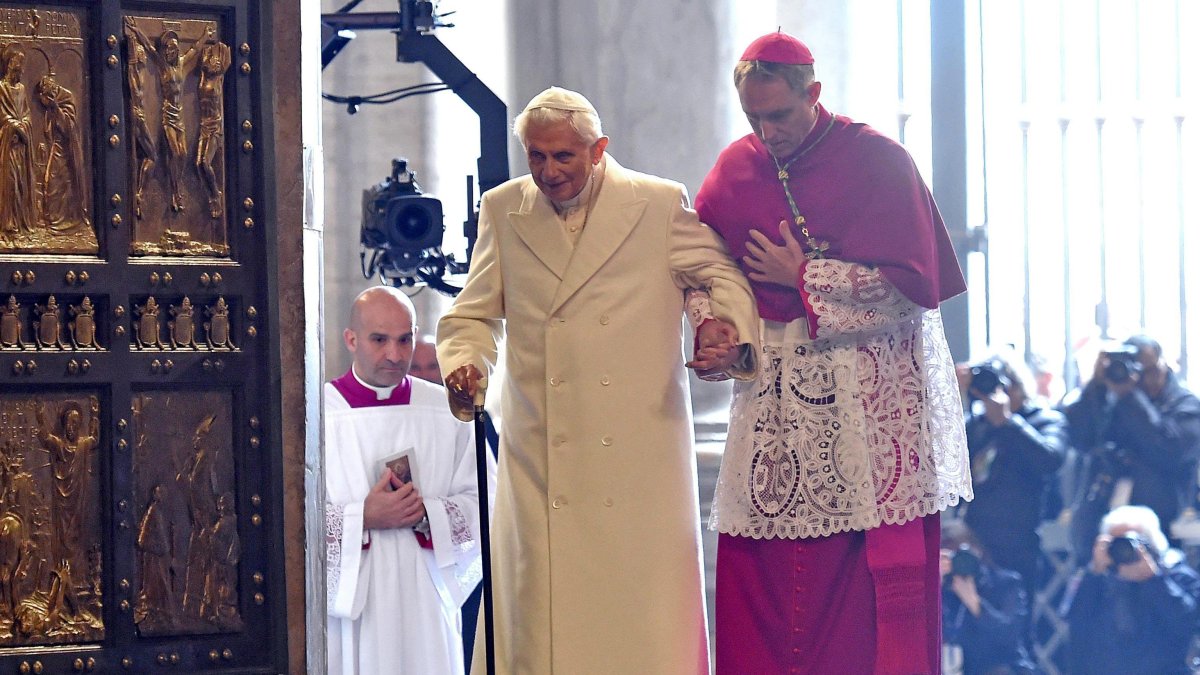 Imagen de archivo del difunto papa Benedicto XVI.